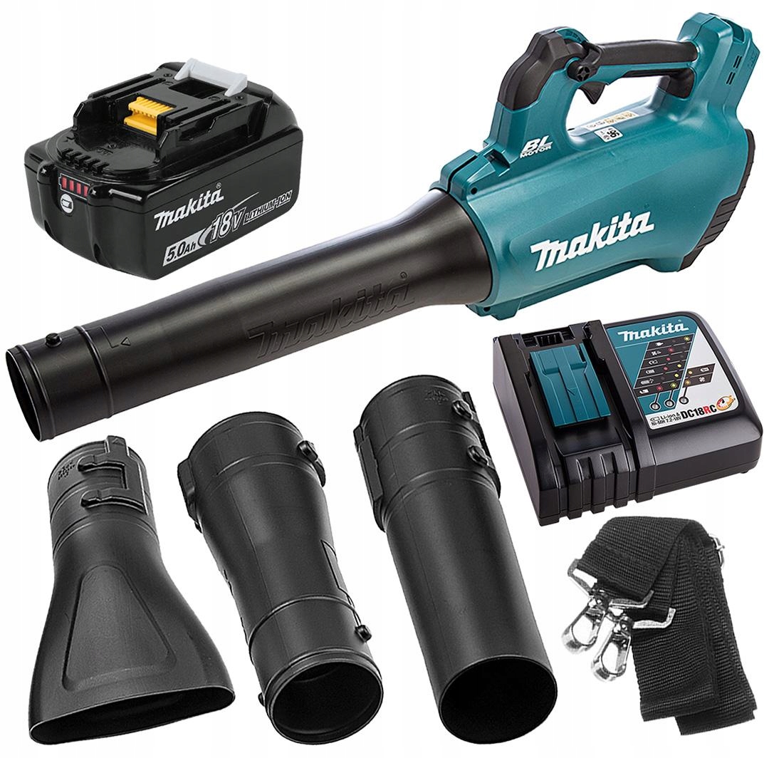 Akumulátorový fúkač Makita DUB184RT Lxt 18V 1x5Ah Bl Xpt 52,1 m/s
