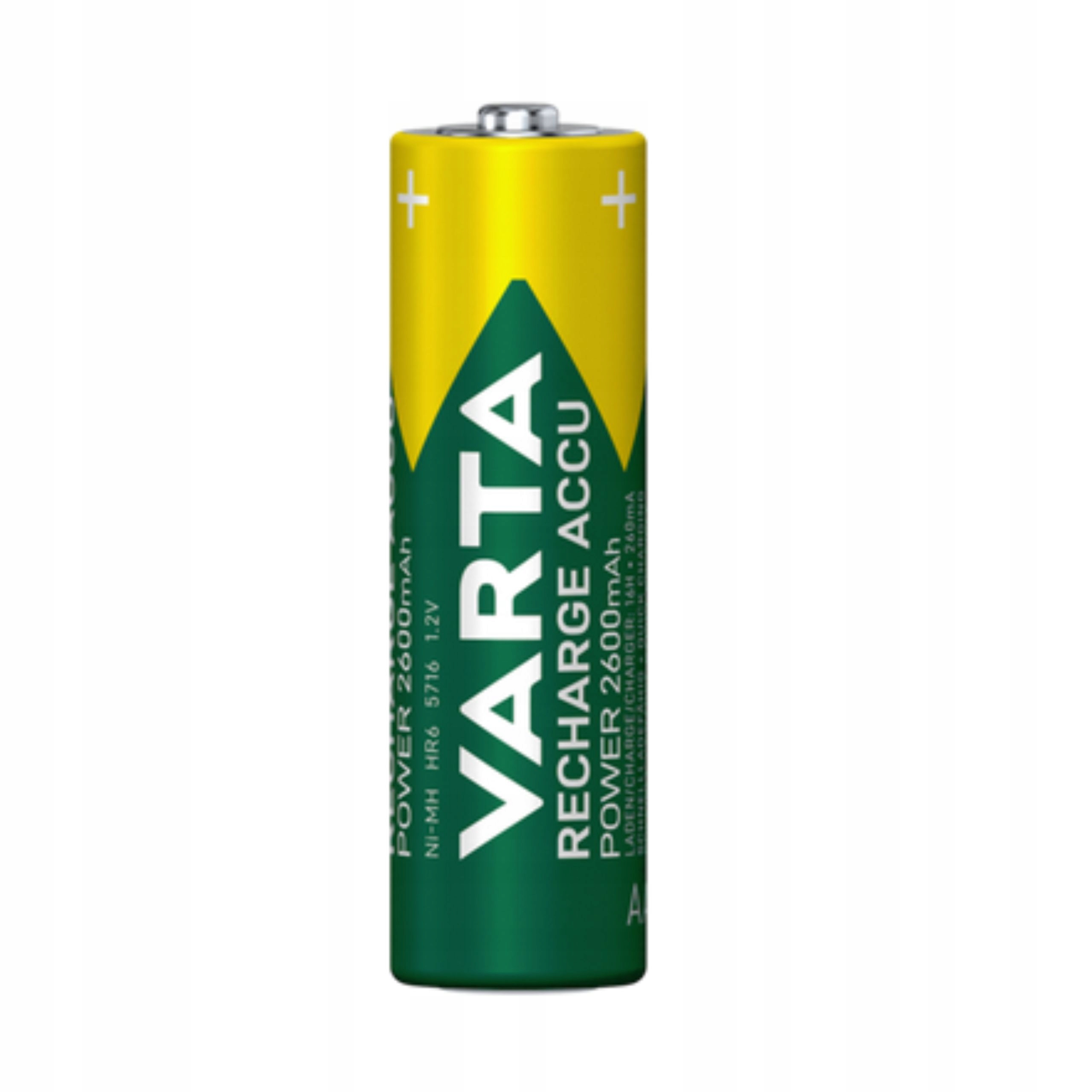 4x AKUMULATORKI (NiMH) BATERIE VARTA R6 AA 2600mAh Marka Varta