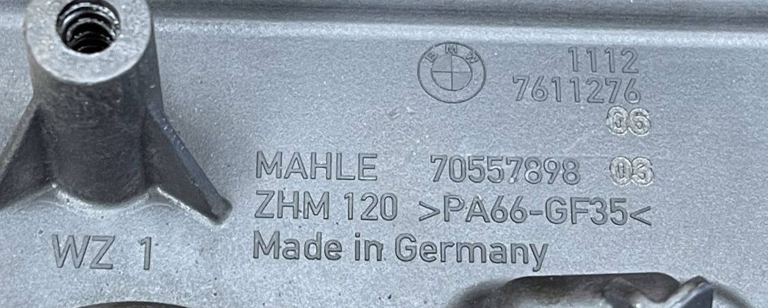 MINI COOPER F55 F56 2013 - Abdeckung der Ventile B38 1.5 7611276