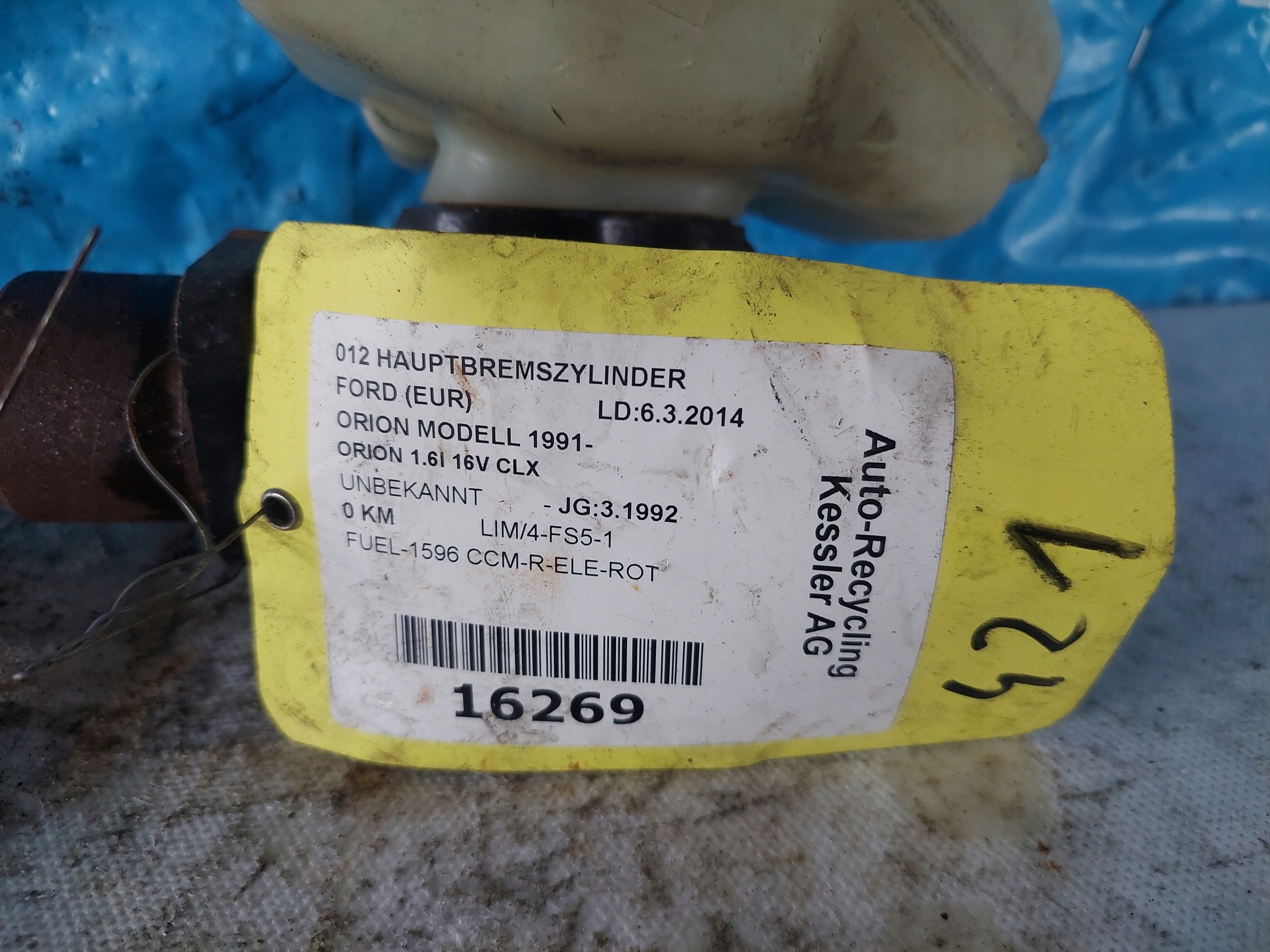 Servofreno FORD ORION 1.6 B 91AB2140GB