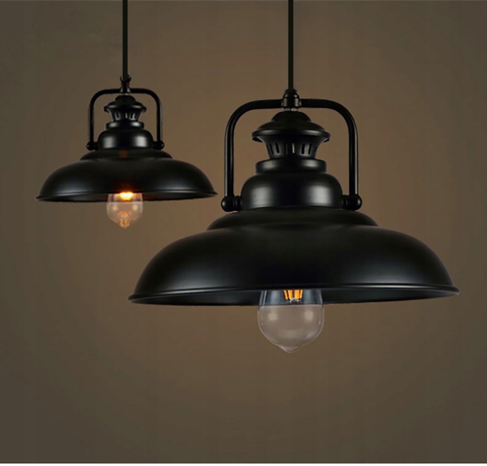 LAMPA SUFITOWA WISZĄCA ŻYRANDOL RETRO LOFT Zasilanie sieciowe