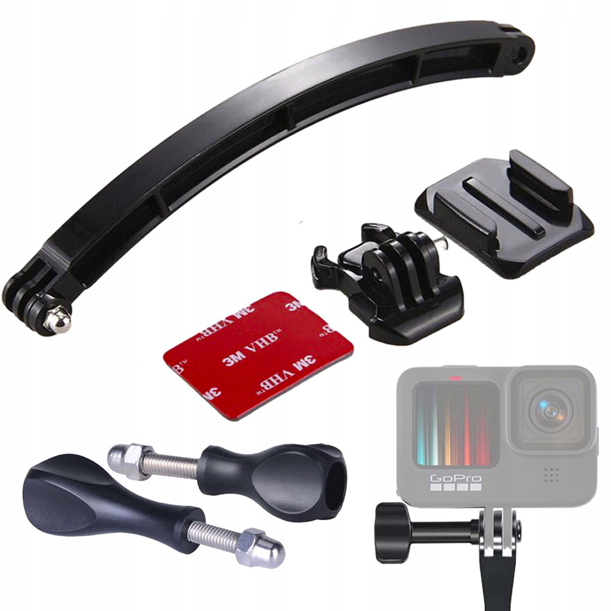 Uchwyt GoPro Mocowanie Zestaw Akcesoriów do Kasku Kamer GoPro DJI Insta 360
