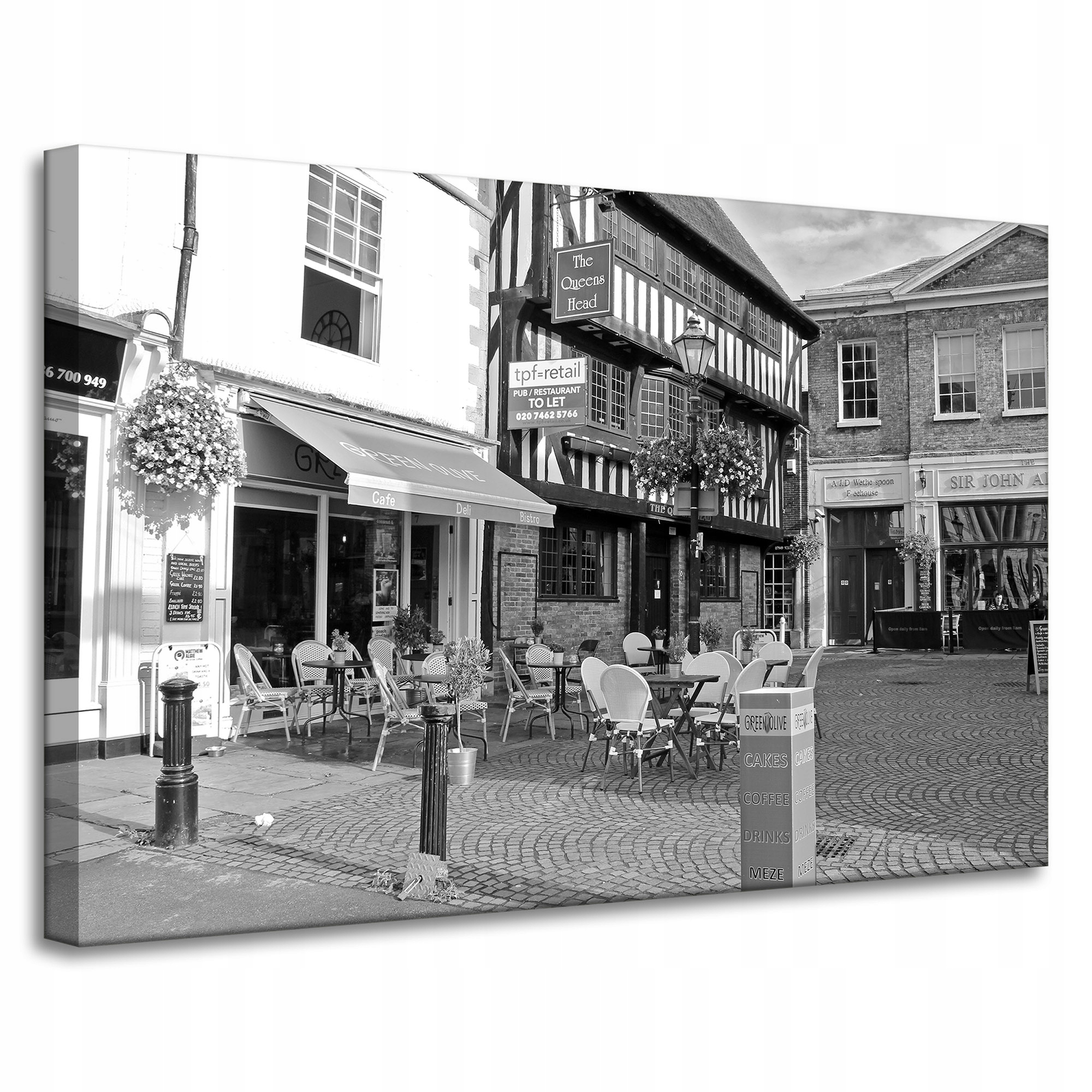 Obraz Architektura Kavárna Starý trh 90x60 cm