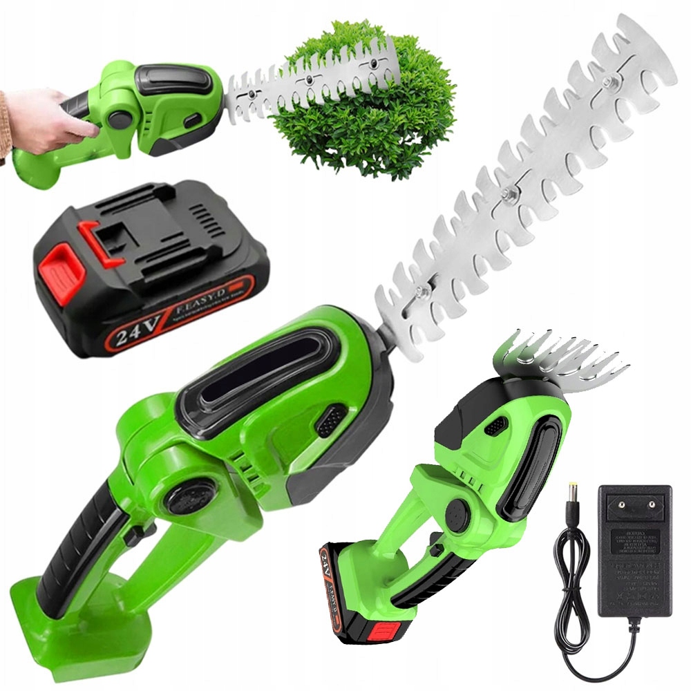 Bezdrátová sekačka s akumulátorem Bezpečný dvojitý spínač