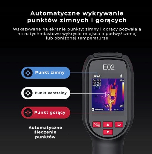HIKMICRO E02 Kamera termowizyjna 240x240 Stan opakowania oryginalne