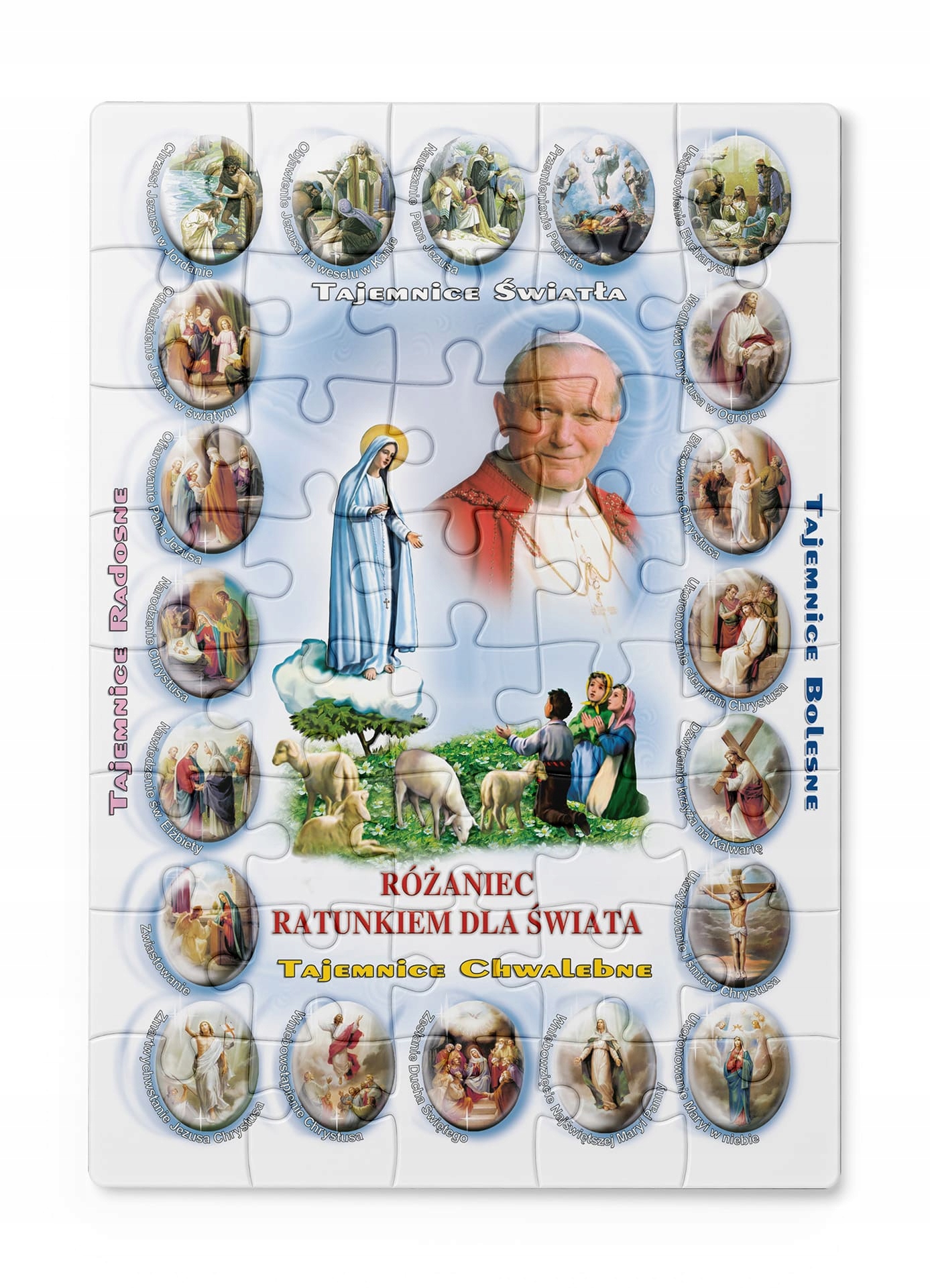 Różaniec Święty - Puzzle w kartoniku