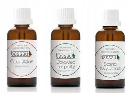 Saunová sada jehličnatých olejů (3x15 ml) Bassau