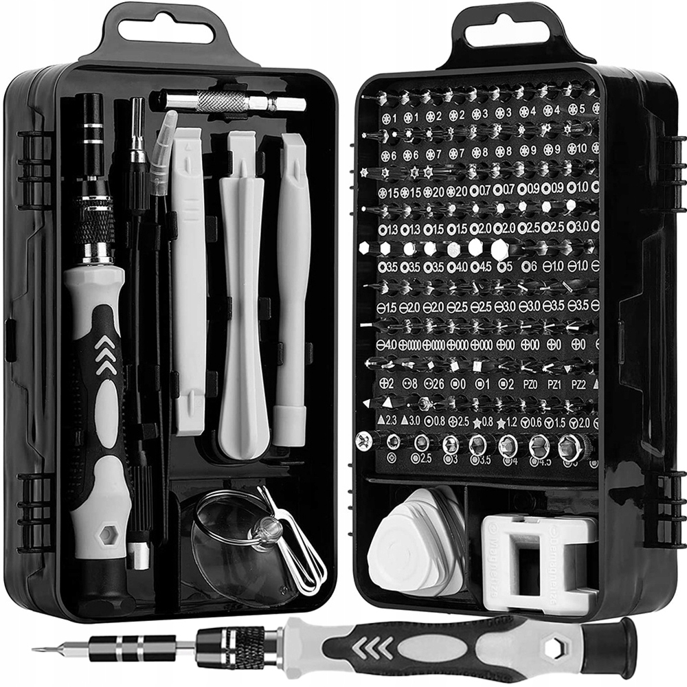 

Zestaw Precyzyjnych Śrubokrętów 115w1 Torx Wkrętak