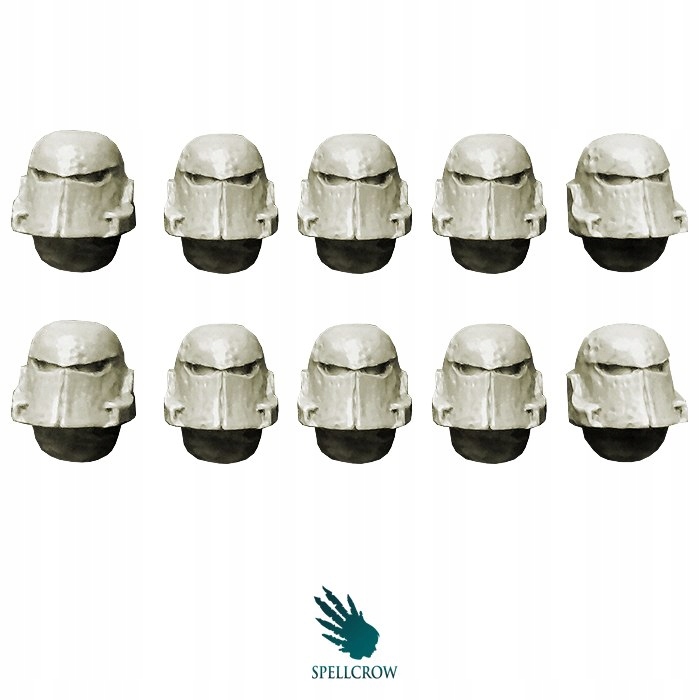 Głowy Space Marines 10 szt. Corroded Helmets