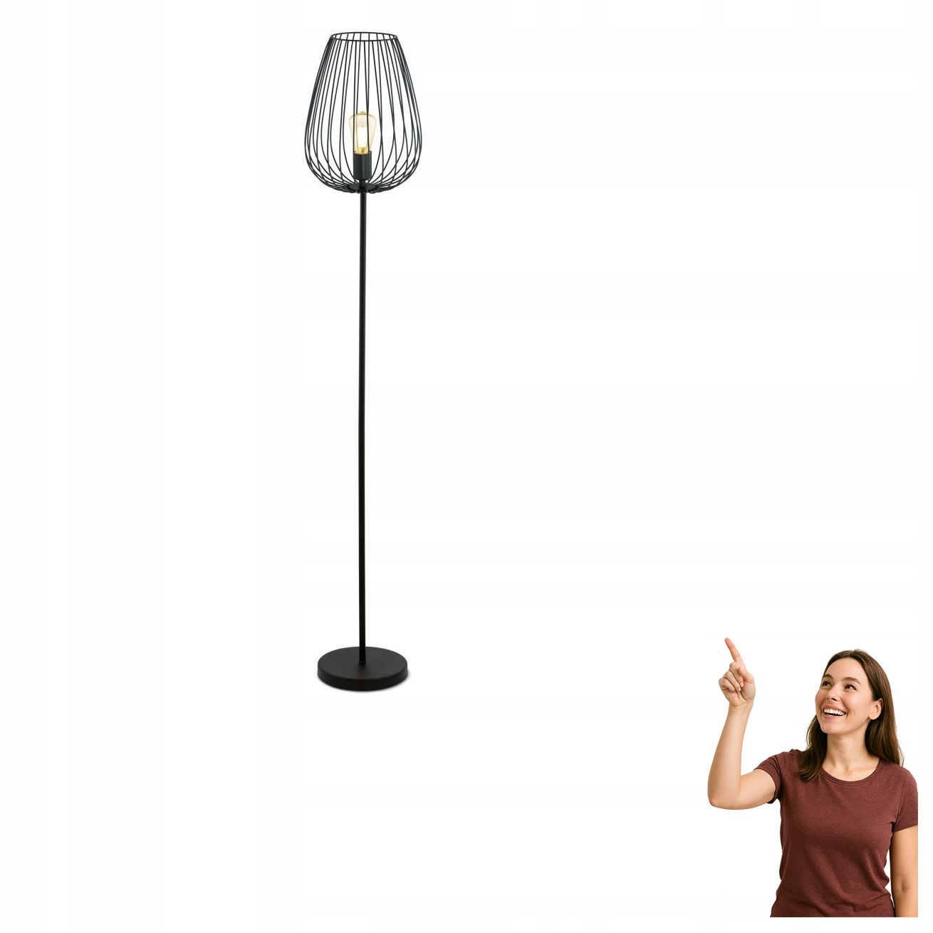 Podlahová lampa Newtown 49474 Eglo