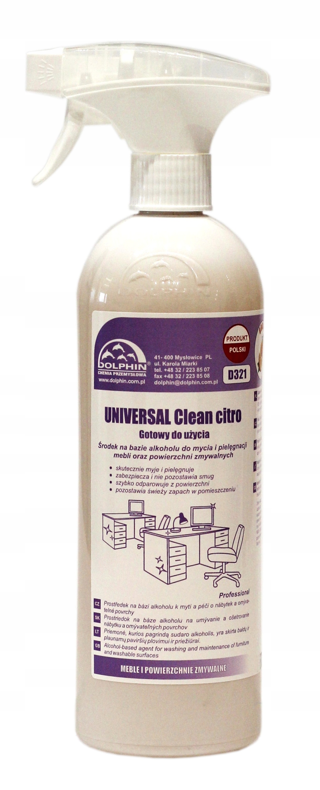 

Universal Clean Citro 800Mycie i pielęgnacja mebli