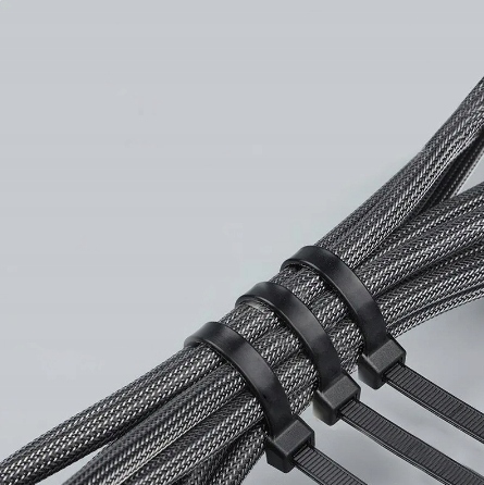 100x OPASKI ZACISKOWE KABLOWE ZIPERKI TRYTKI UW ODPORNE MOCNE 7,6x450 Kod producenta 5900804071785