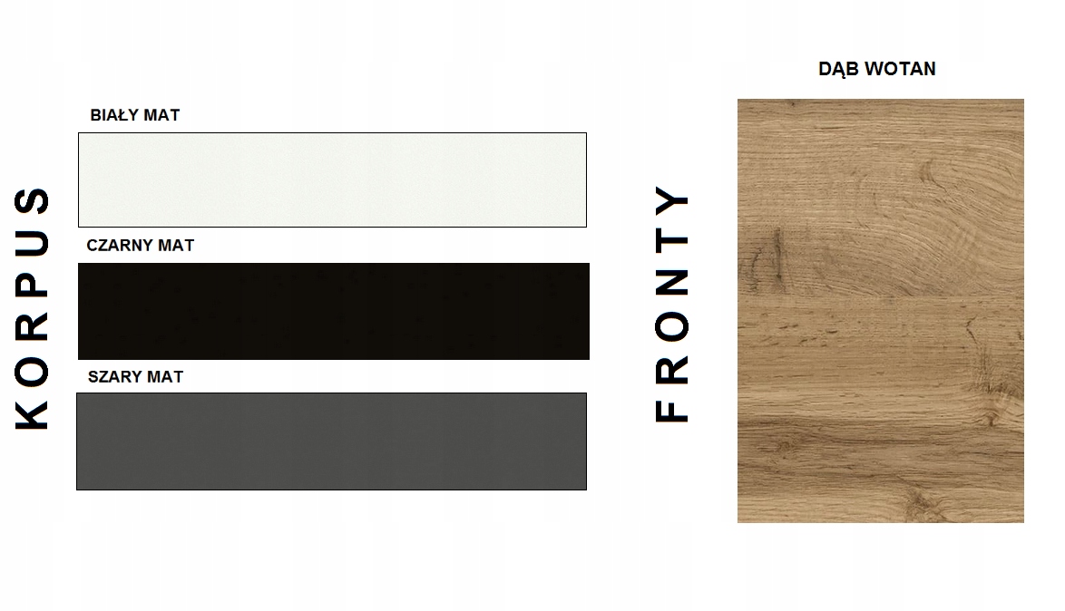 STOJĄCA SZAFKA RTV 120 DĄB WOTAN, RÓŻNE KOLORY! Kolekcja ROMA