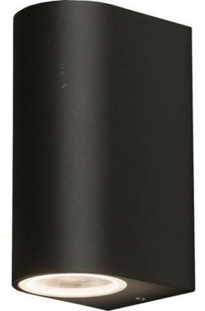 Venkovní nástěnné svítidlo Nico Černé 2xGU10 IP54 Nástěnná lampa do pokoje do domu