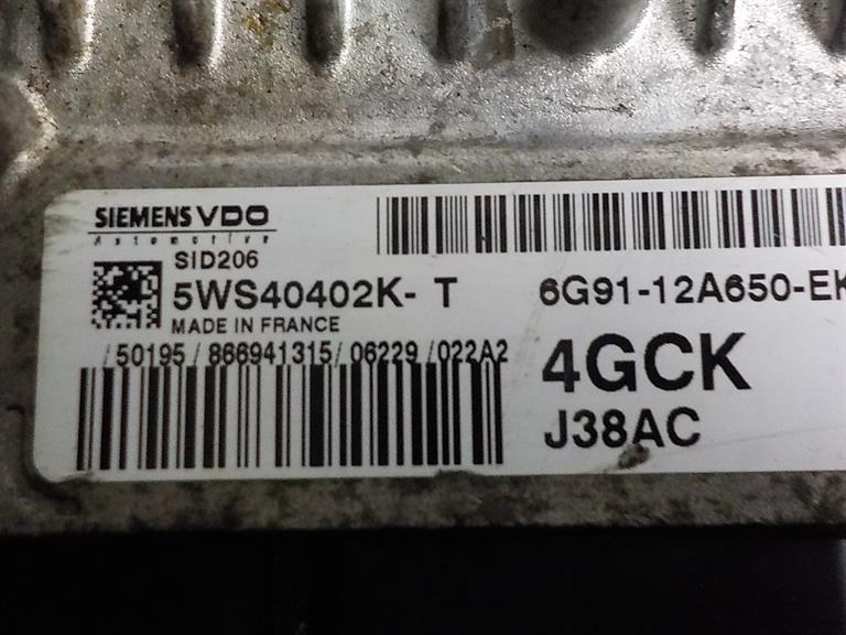 FORD computer control unit 6G91-12A650-EK 5WS49402K-T