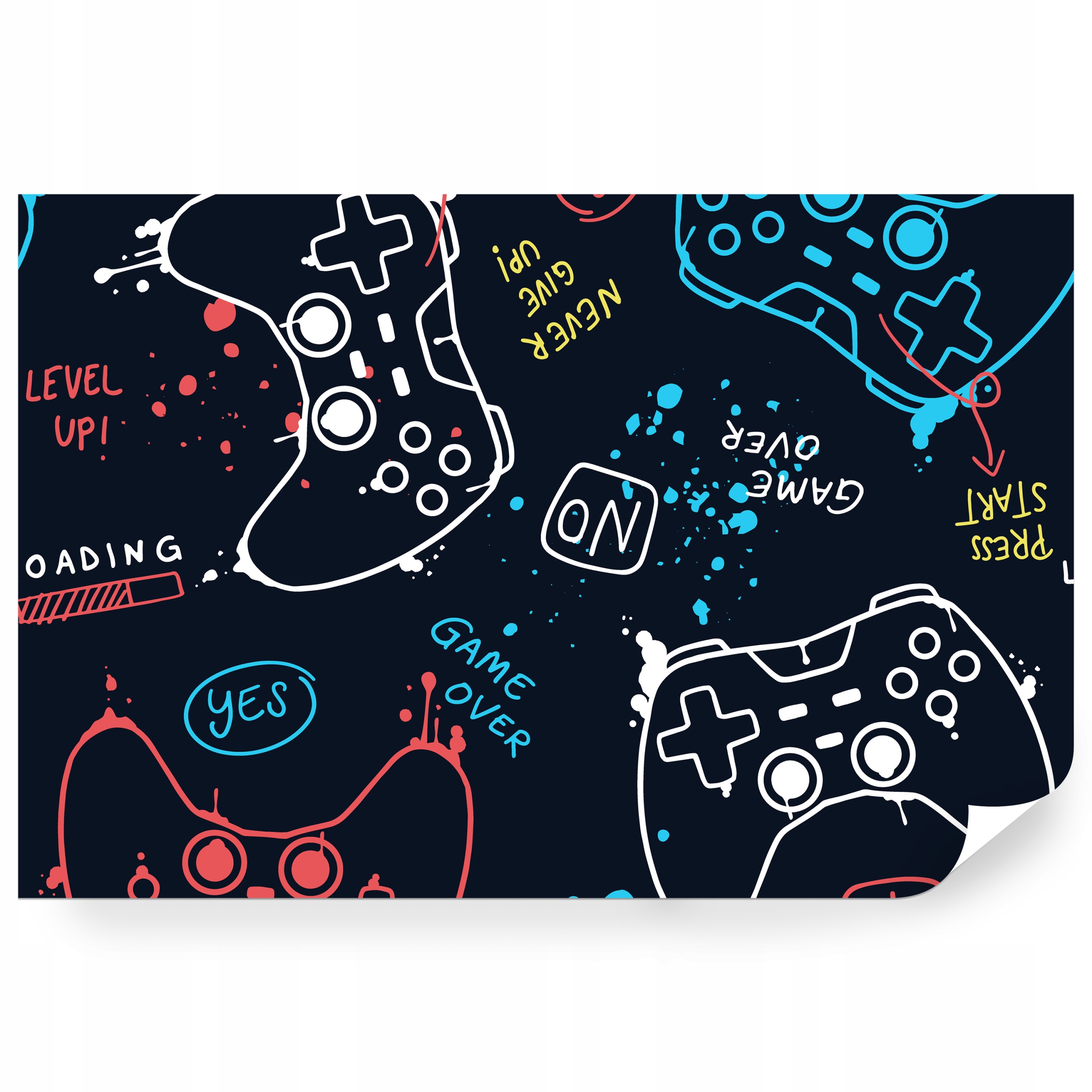 Fototapeta samolepicí Ilustrace Pro Hráče Hry Joystick 270 x 180 cm