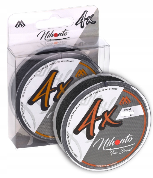 Mikado Plecionka Fine Braid 150M 0,12MM Black Czarna