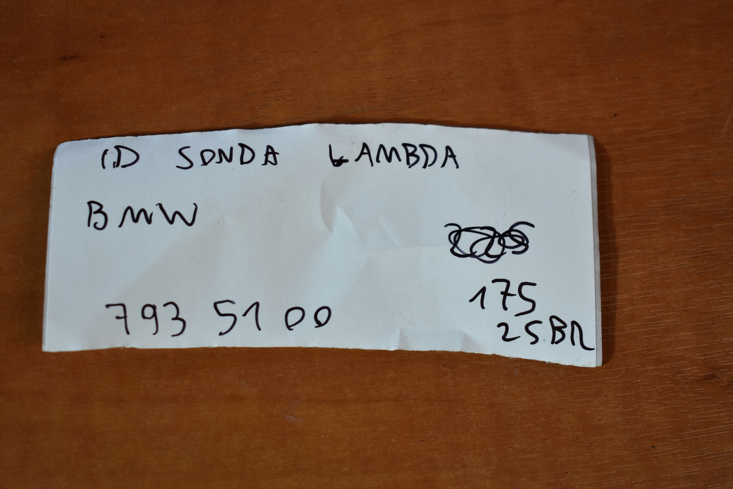 IDEALNA SONDA LAMBDA BMW 1