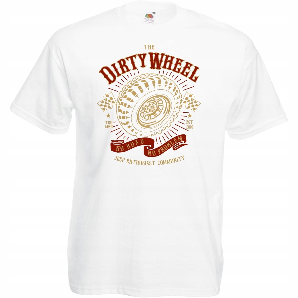 

Koszulka Dirty wheel opona monster truck auto L