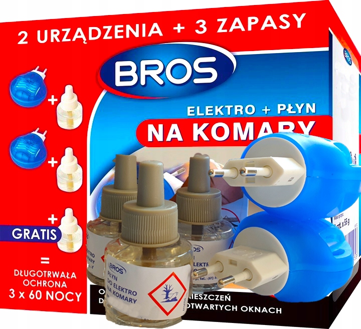 

Bros Elektro Płyn Na Komary (2 elektro+3 zapasy)