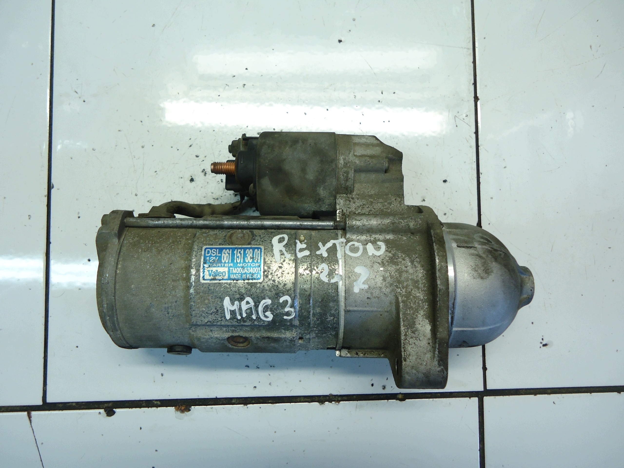 SSANGYONG REXTON 2.7XDI starter 6611513801