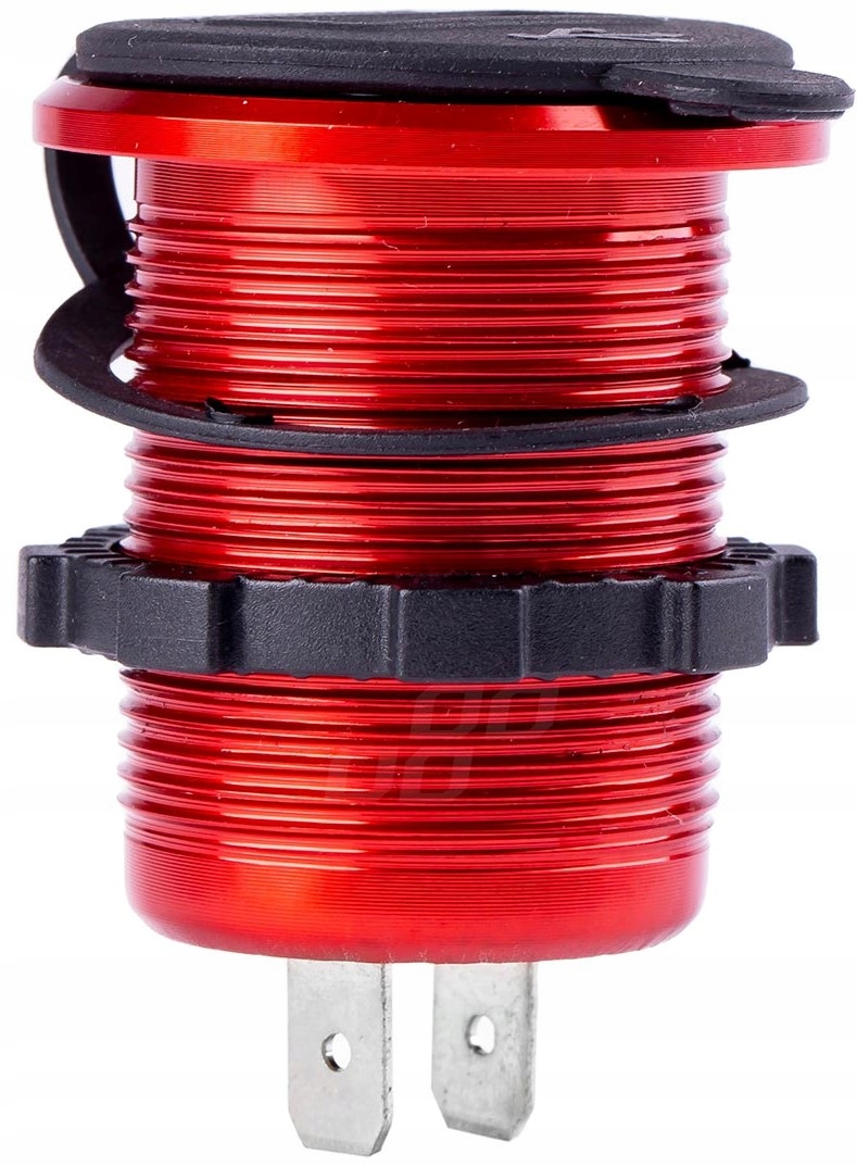 GNIAZDO SAMOCHODOWE ŁADOWARKA QC 2xUSB WOLTOMIERZ Producent Amio