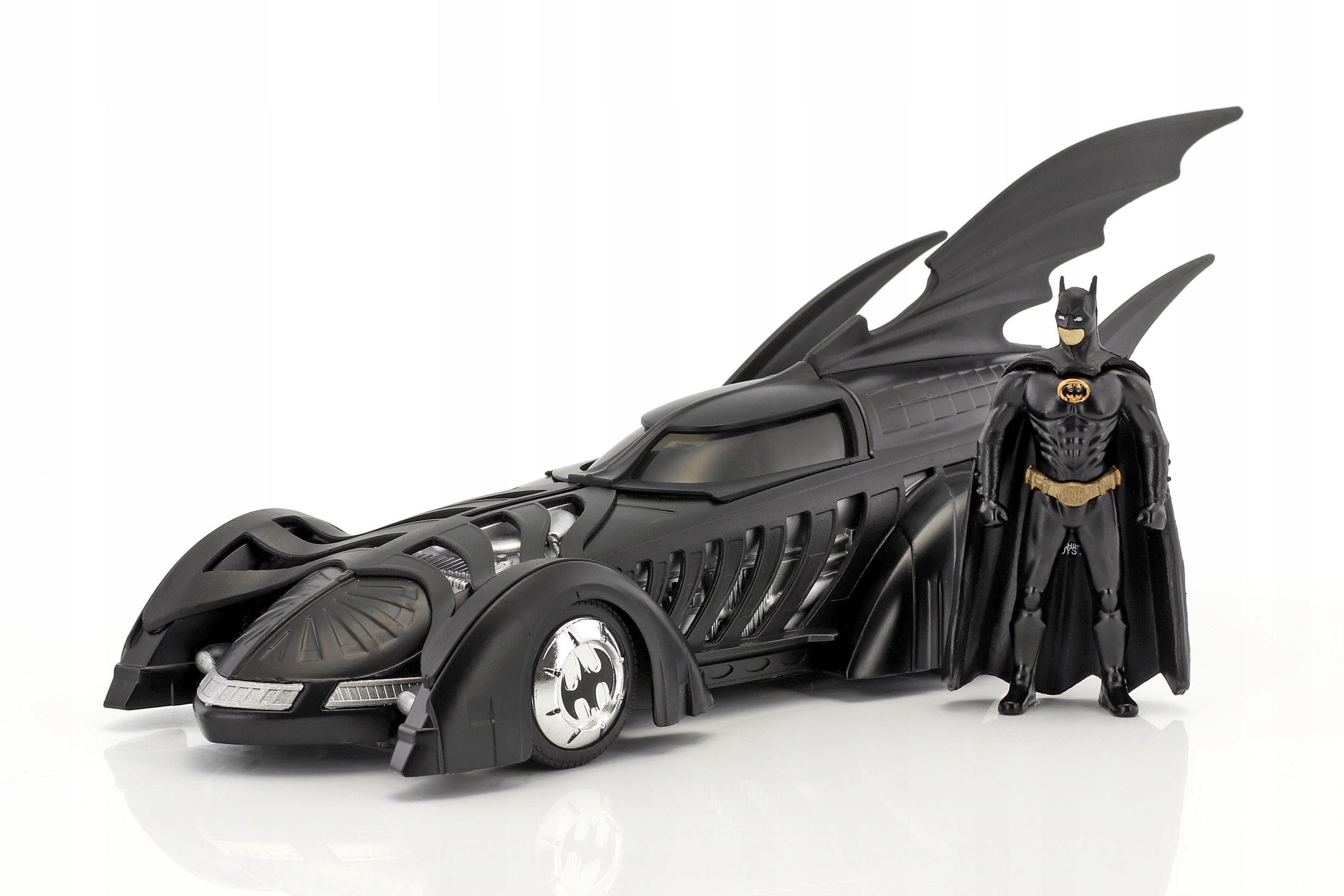 Batmobile Batman Forever 1995 Figurka Batmana Jada Toys 1:24 Kovový Model