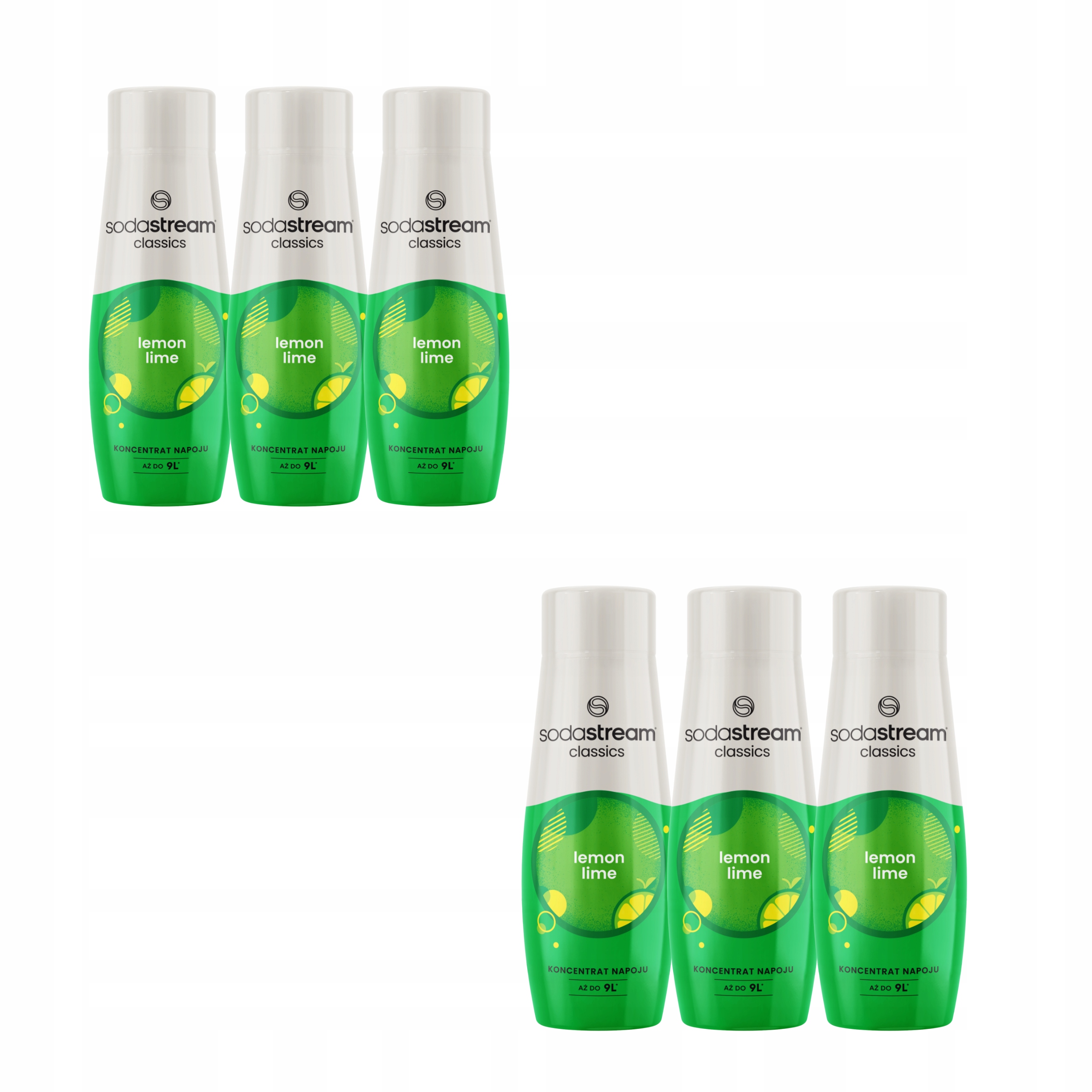 Levně SodaStream Citron – Limetka Lemon Lime koncentrát do saturátoru sirup 440 ml