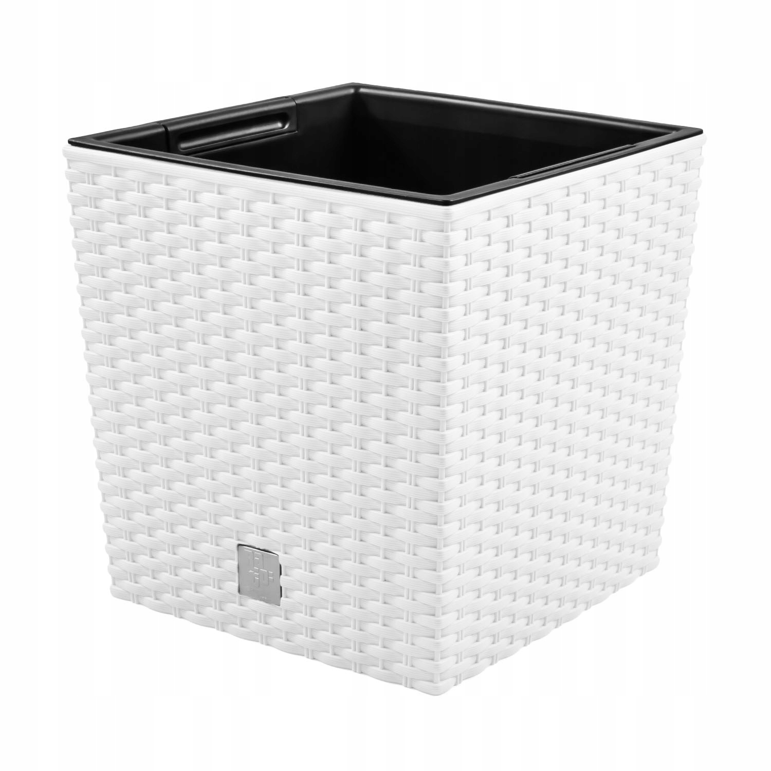 

Doniczka rattan DRTS200L Donica wkład Biały