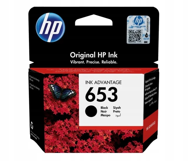 

Tusz Wkład Hp 653 czarny 3YM75AE Oryginał