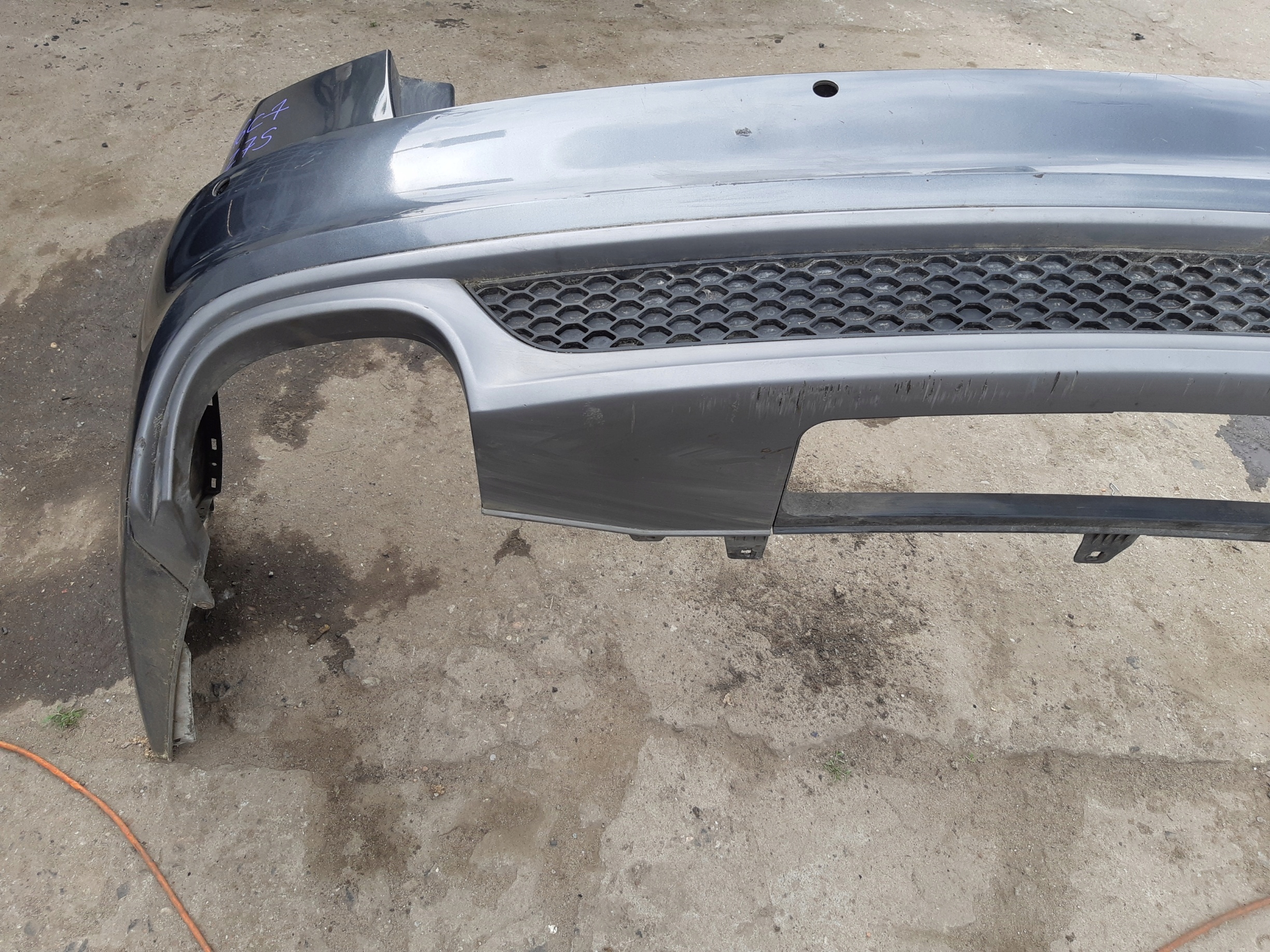 AUDI A6 C7 LZ7S KOMBI bumper rear part S LINE spoiler diffuser accessories towing