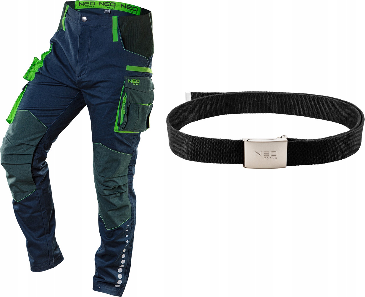 

Neo 81-226 Spodnie robocze Bawełna roz. XXL +pasek