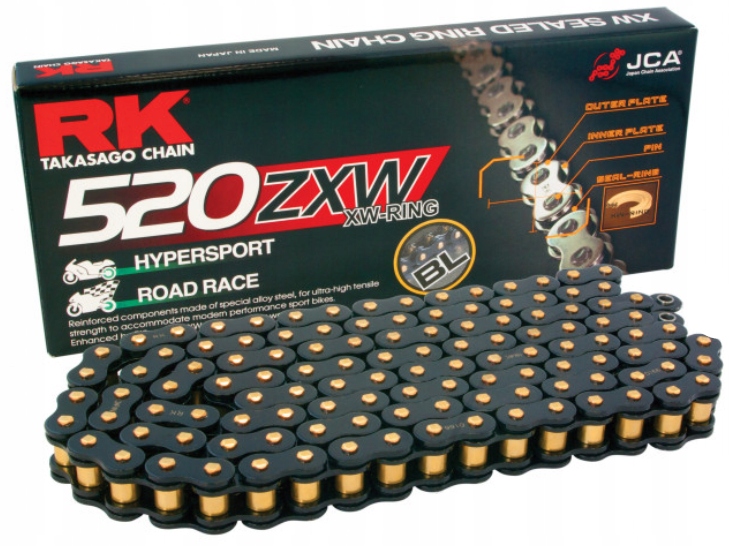 520ZXW/108 7l941379 - Приводная цепь Rk520zxw / 108 Kawasaki ZX-6R 636