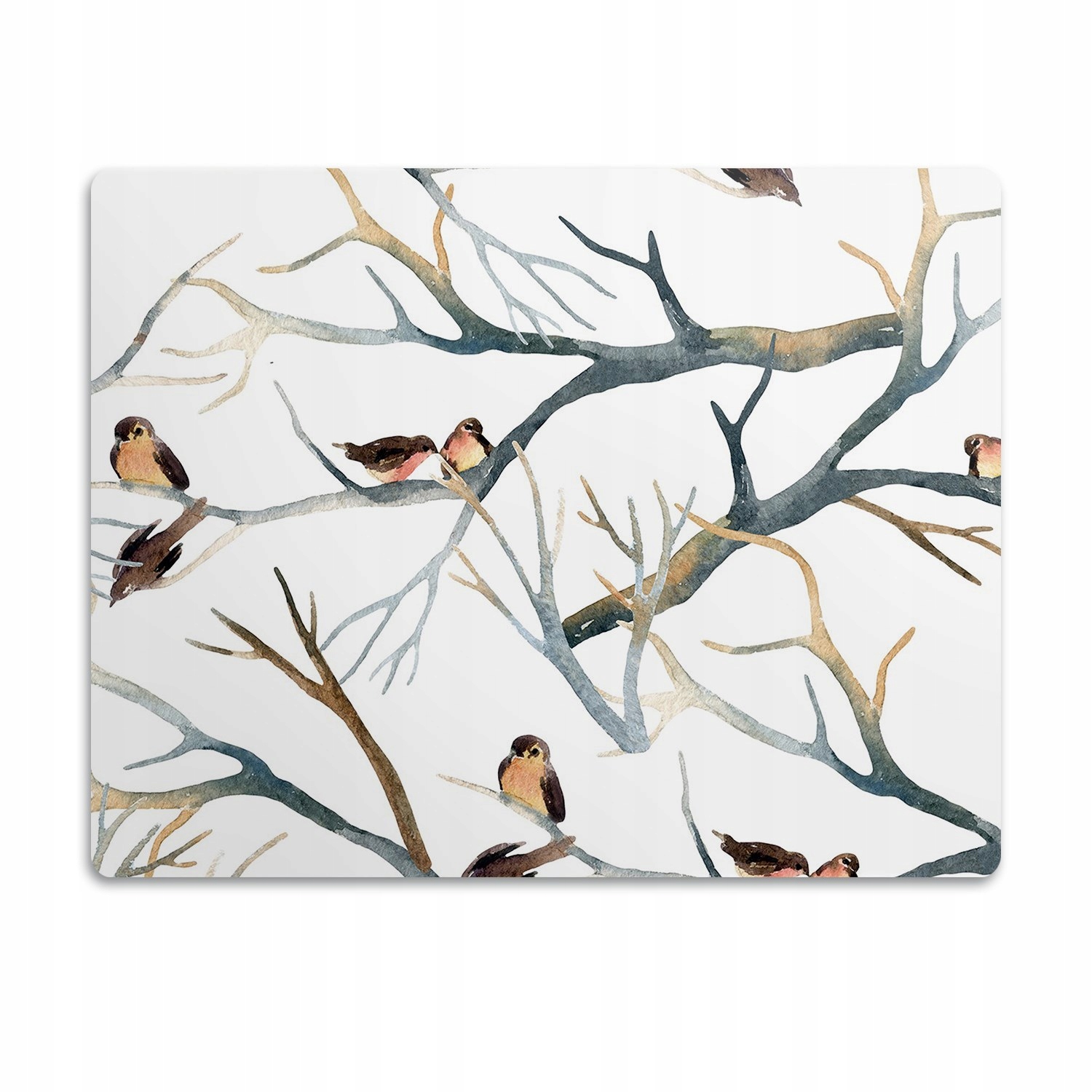 Levně Podložka pod záchod pro kočky Vrabci na větvích 90x60