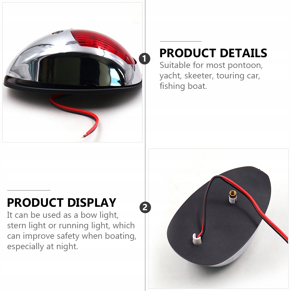 LAMPA BOCZNA LED DO JACHTU SPEEDBOAT MARINE Marka inny