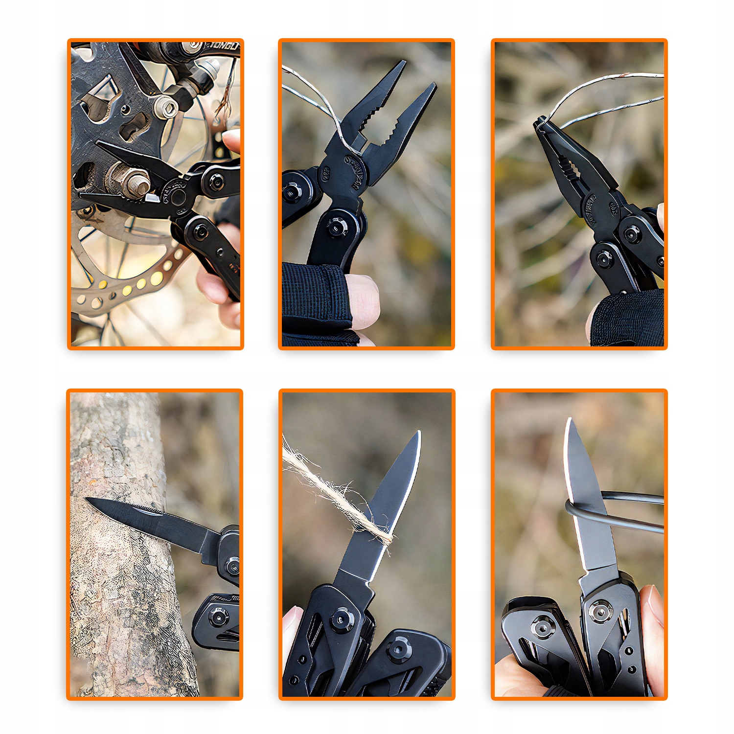 MULTITOOL Narzędzie Wielofunkcyjne Zestaw Bitów Szczypce SCYZORYK Etui 22w1 Długość po złożeniu 10.5 cm