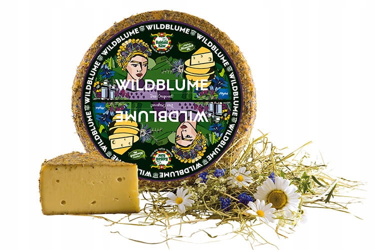 Levně Baldauf Wildblumenkäse zrající sýr v polních květech, kousek cca 500 g
