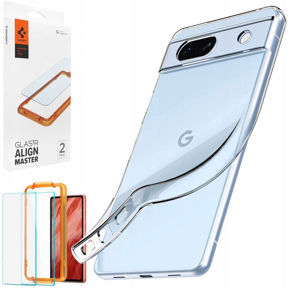 

Etui Feather Case 2x Szkło Spigen do Pixel 7a