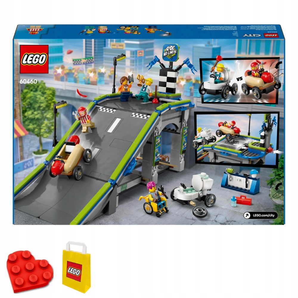 Lego City 60460 Bez hranic: Trať s rampami pro závodníky