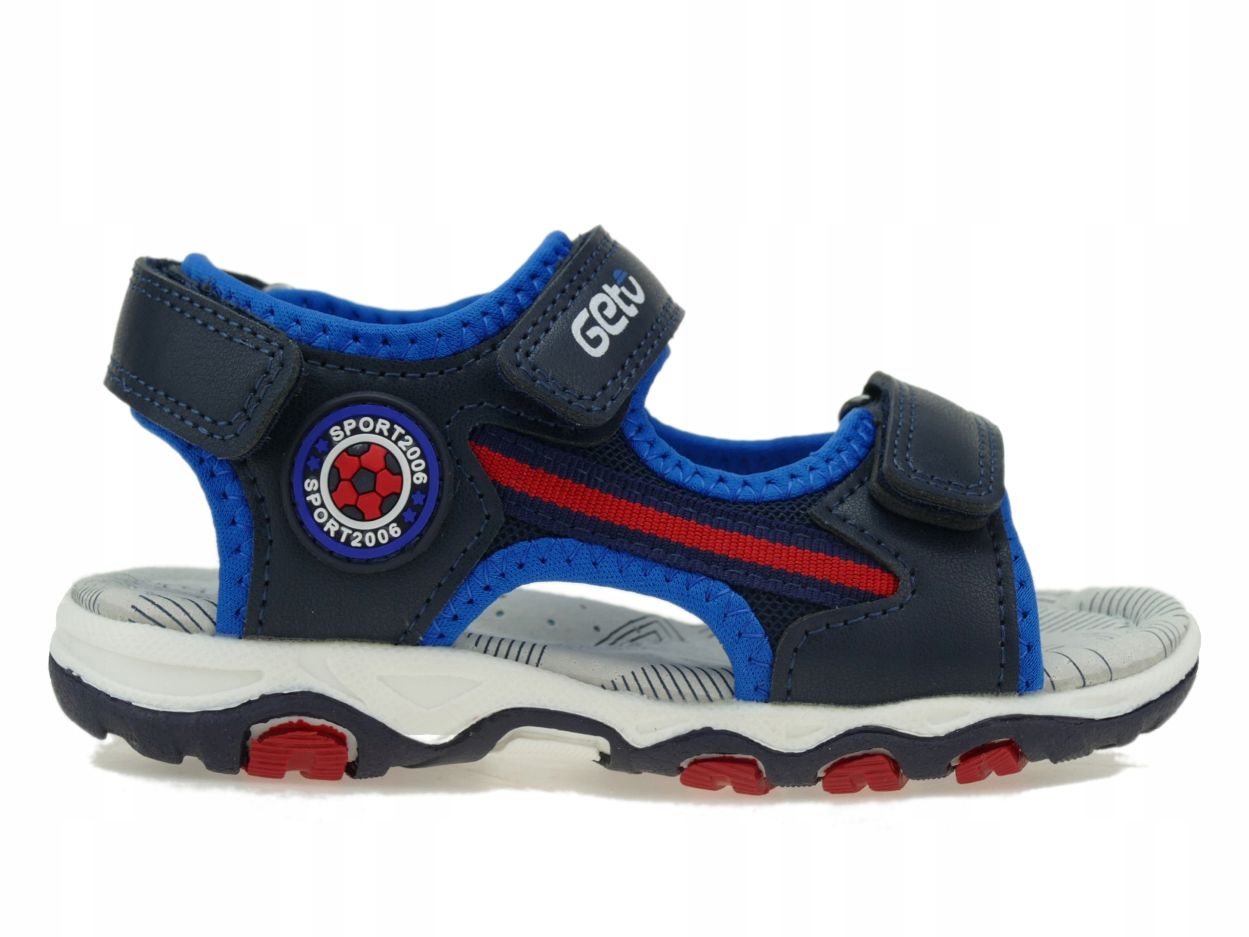 SANDAŁY CHŁOPIĘCE BUTY DZIECIĘCE SPORTOWE SANDAŁKI NA RZEPY WKŁ.SKÓRA R. 26 Marka Gelteo