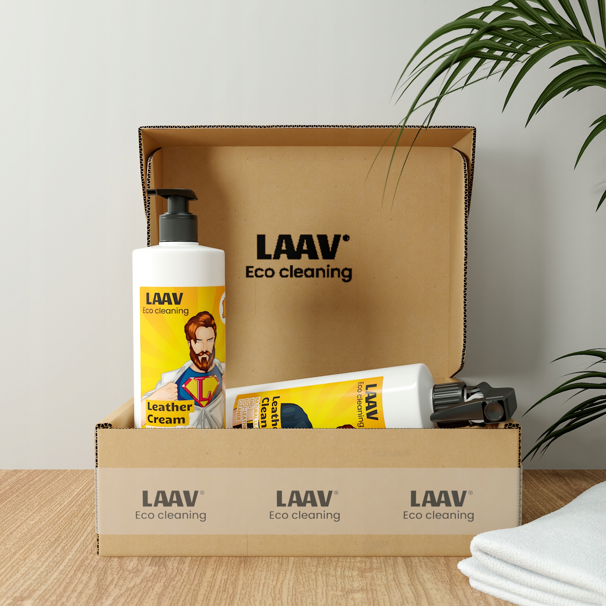 DUZY ZESTAW DO PIELEGNACJI SKORY LAAV GRATIS Marka LAAV