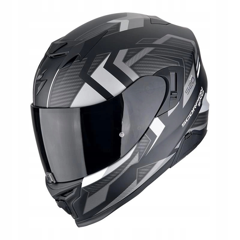 Prilba Scorpion EXO-520 Evo Air Sensus Black/silver čierna strieborná Darčeky