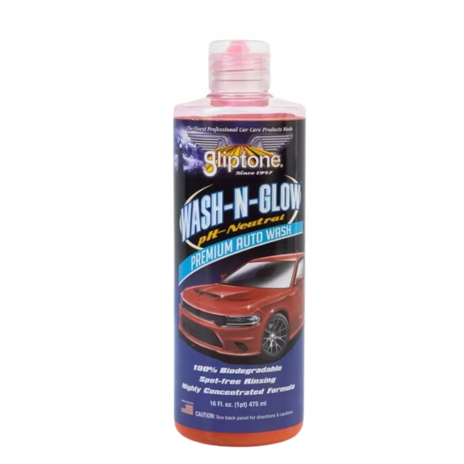 Gliptone Wash& Glow Shampoo 473ml biodegradowalny szampon z nabłyszczeniem