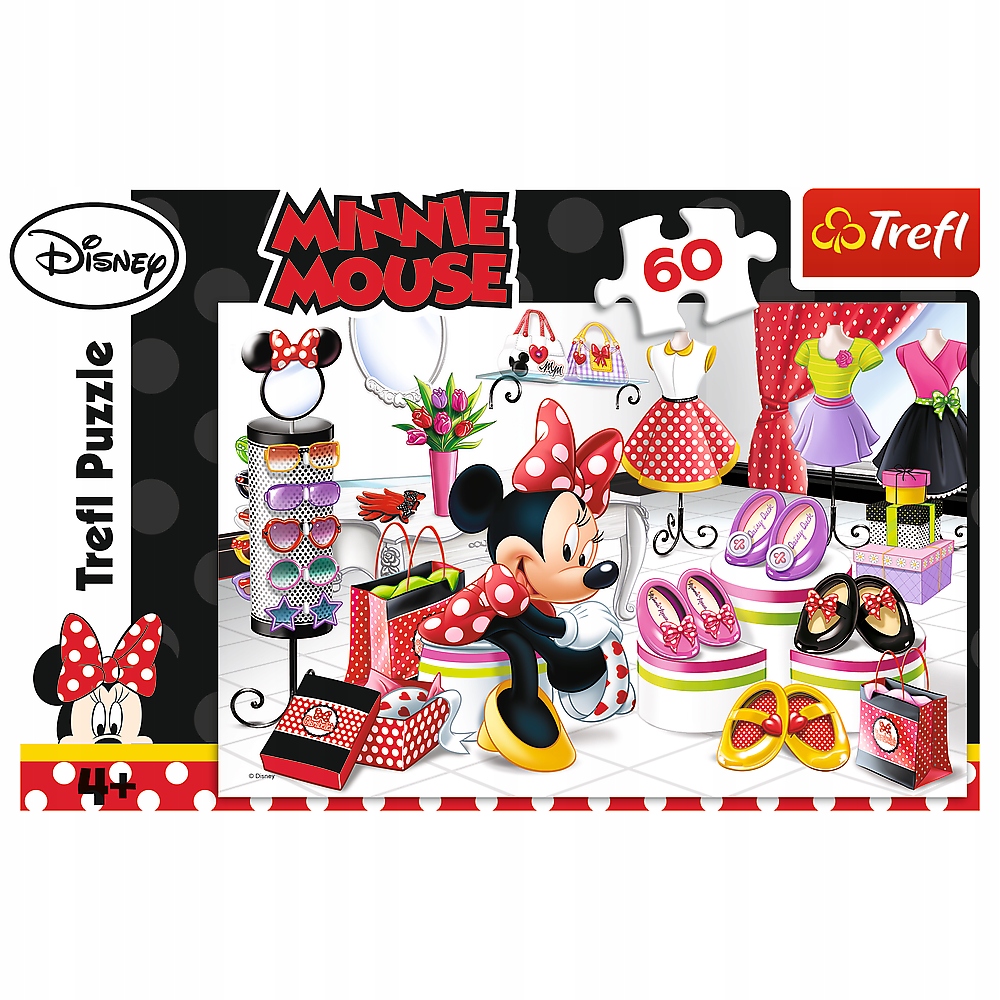 PUZZLE TREFL 60 EL ZAKUPOWE SZALEŃSTWA MINNIE 17225 EAN (GTIN) 5900511172256