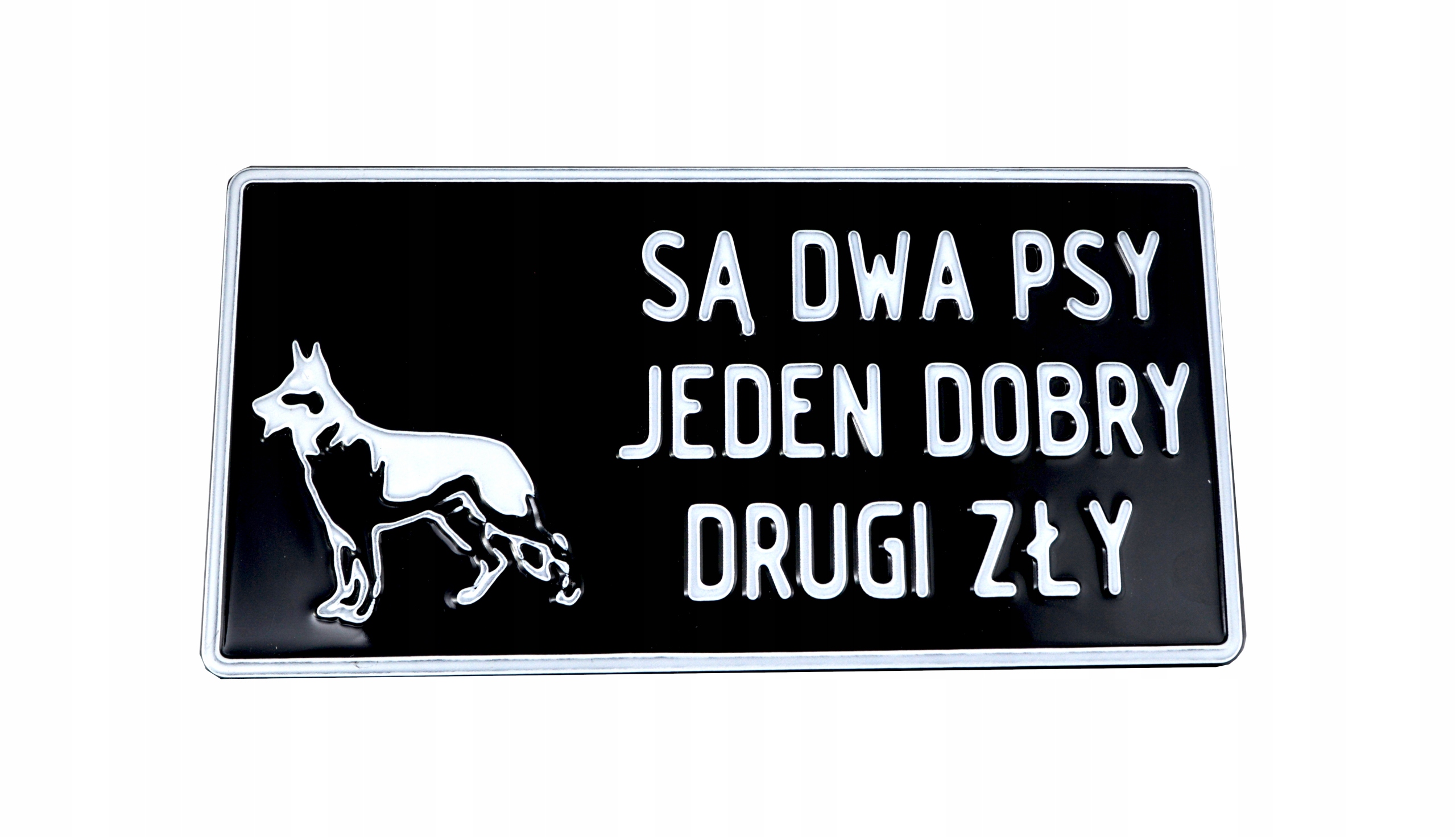 

Tabliczka aluminiowa Ostrzegawcza Uwaga Pies
