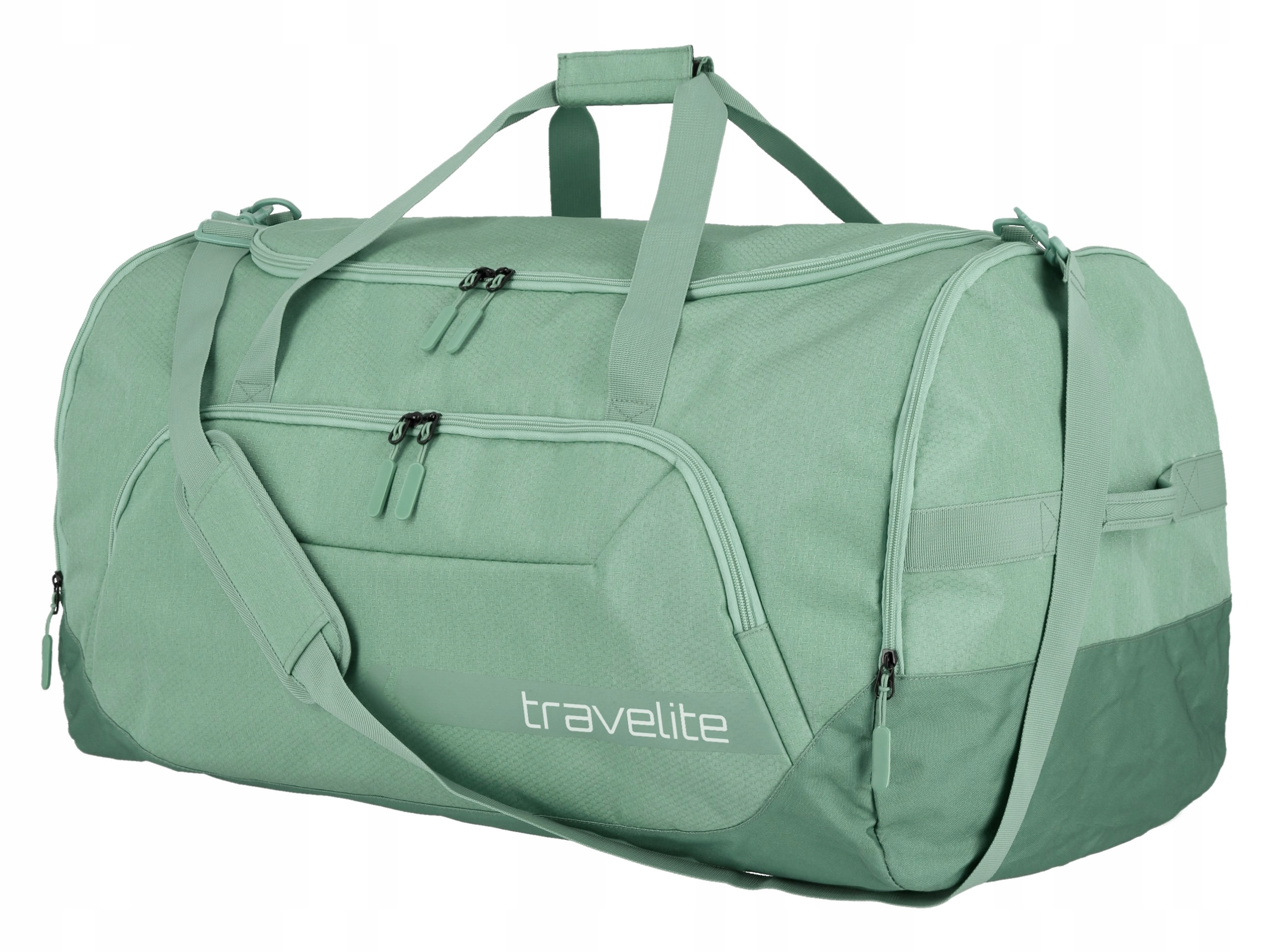 Duża lekka torba podróżna XL bagaż podręczny Travelite Kick-Off 120L zielon