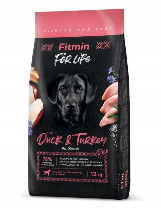 Fitmin dog For Life Duck & Turkey 12kg