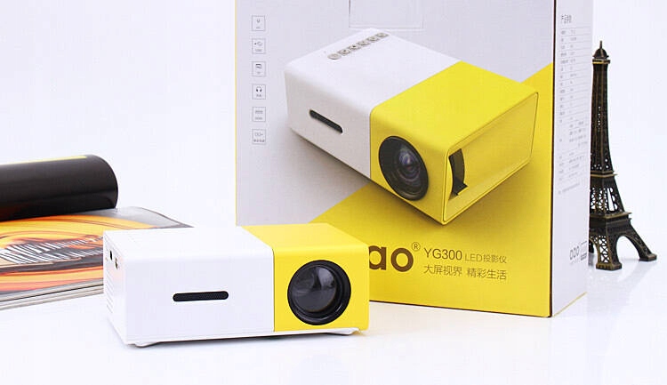 Projektor Mini Rzutnik Kino Domowe LED Full HD USB 1920x1080 na Pilota Żywotność lampy w trybie normalnym 30000 h