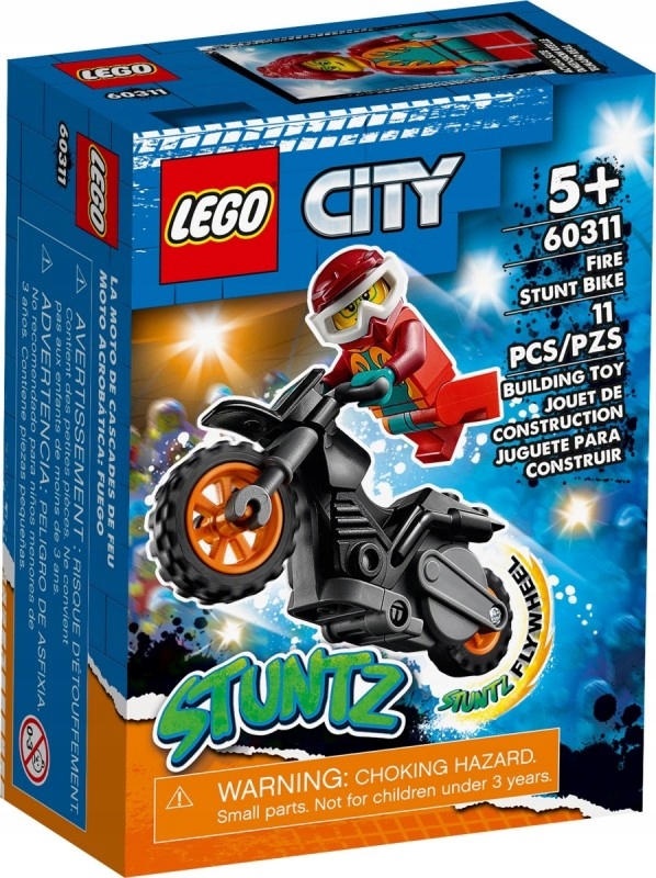 Lego 60311 City Ohnivý kaskadérský motocykl