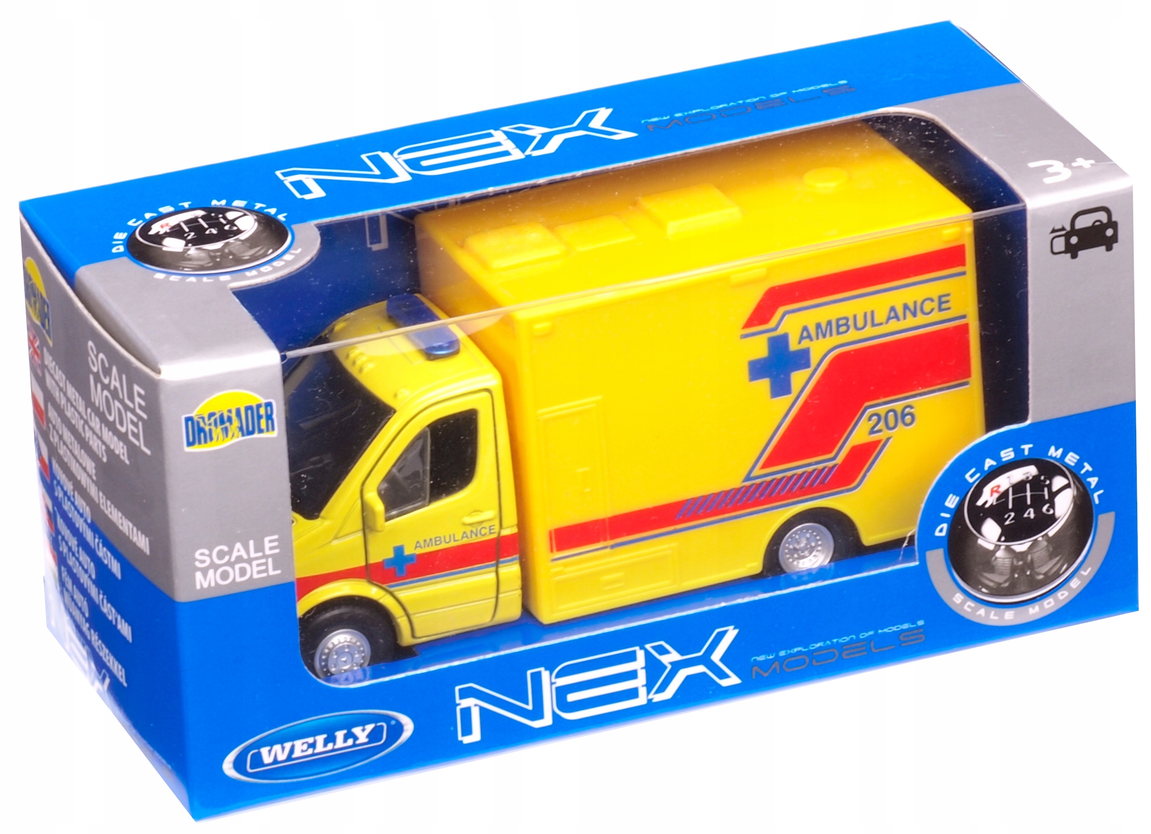 WELLY MERCEDES SPRINTER VAN AUTO KARETKA POGOTOWIE Model MERCEDES SPRINTER